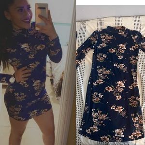 Floral bodycon dress